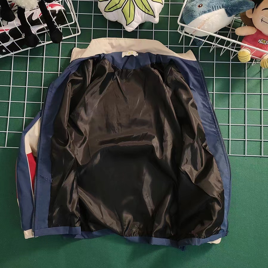 Mens Jackets Hip Hop Varsity Jacket Men Women Spring Autumn Patchwork Color Block Windbreaker Coats Fashion Loose Thin College 230327