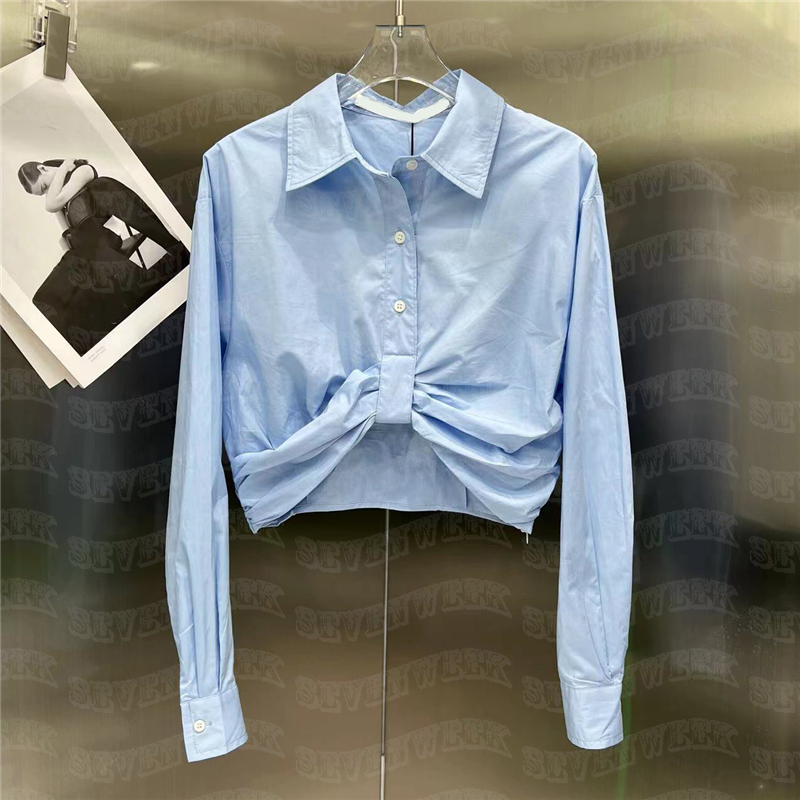 Cropped Blouses Top Casual Ladies Bottoming Shirt Spring Summer Tees Tops, White 
Cropped Blouses Top Casual Ladies Bottoming Shirt Spring Summer Tees Tops, White