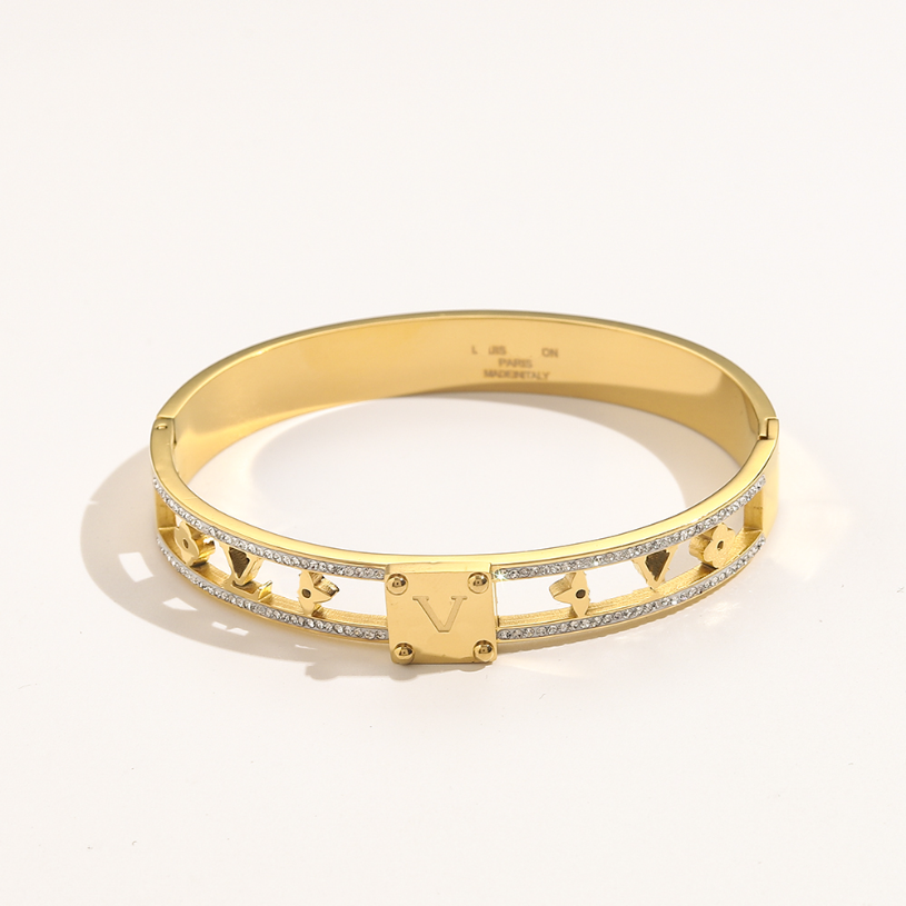 Womens Bracelet 18k Gold Bangle Bracelet Designed Women Screw Bracelet Brand Logo Stainless Steel Bangle Womens Family Love Jewelry Party Gift Bracelets With Box
Womens Bracelet 18k Gold Bangle Bracelet Designed Women Screw Bracelet Brand Logo Stainless Steel Bangle Womens Family Love Jewelry Party Gift Bracelets With Box