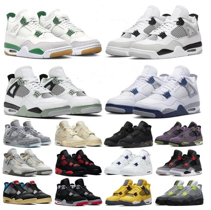 Jumpman 4s Basketball shoes Midnight Navy Military Black men Red Thunder Black Cat retro 4 Pure Money Alternate bred trainers sneakers size 36 -47, 39
Jumpman 4s Basketball shoes Midnight Navy Military Black men Red Thunder Black Cat retro 4 Pure Money Alternate bred trainers sneakers size 36 -47, 39
