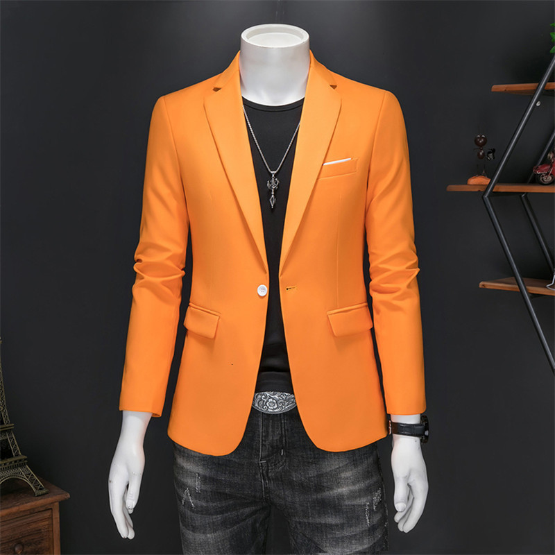 Men's Suits Blazers 15 Color Fashion Mens Suit Jacket High Quality Slim Fit Solid Color Casual Business Mens Blazers Formal Office Wedding Suit T