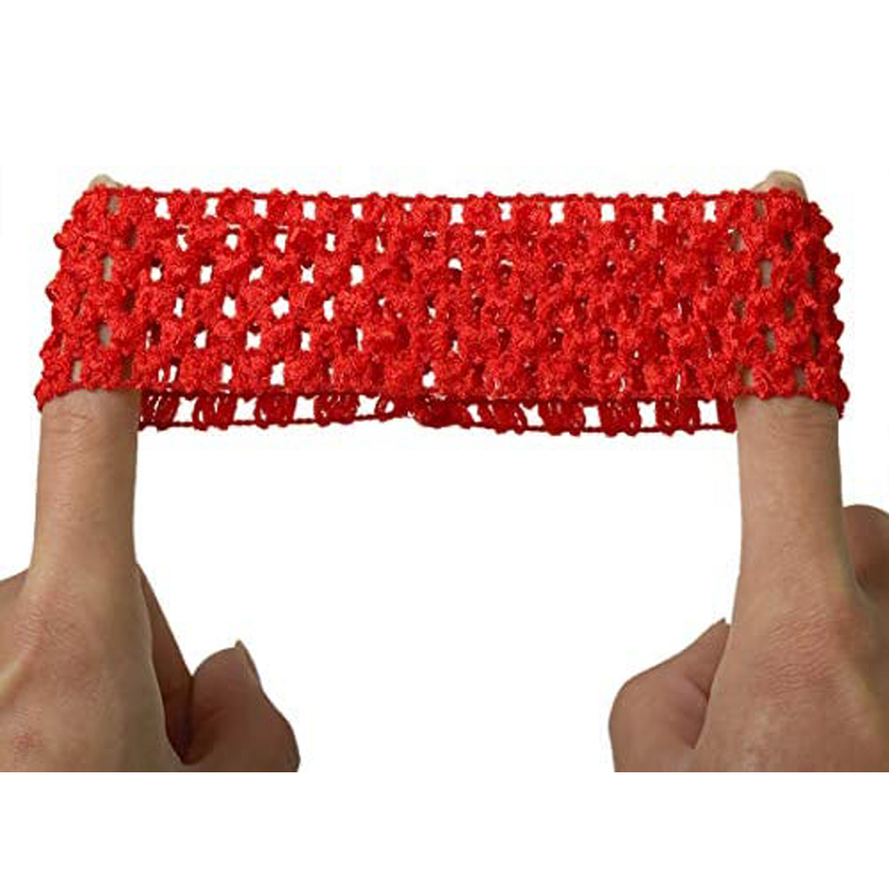 50pcs/lot Baby Girl's Stretch Headbands Crochet Stretchy Hair Bands DIY Accessories for Flower Or Bows