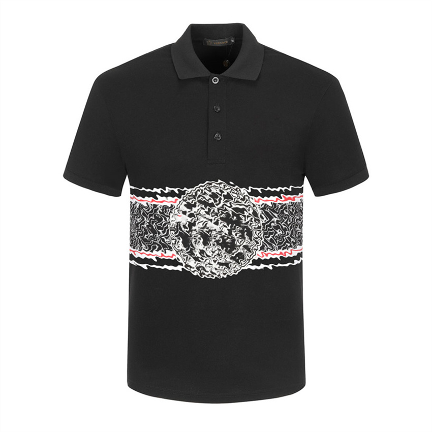 Men's T-shirt Summer polo Shirt Designer lapel Fashion slim breathable short sleeve High-quality embroidery Logo Metal button top Lapel short sleeve
Men's T-shirt Summer polo Shirt Designer lapel Fashion slim breathable short sleeve High-quality embroidery Logo Metal button top Lapel short sleeve