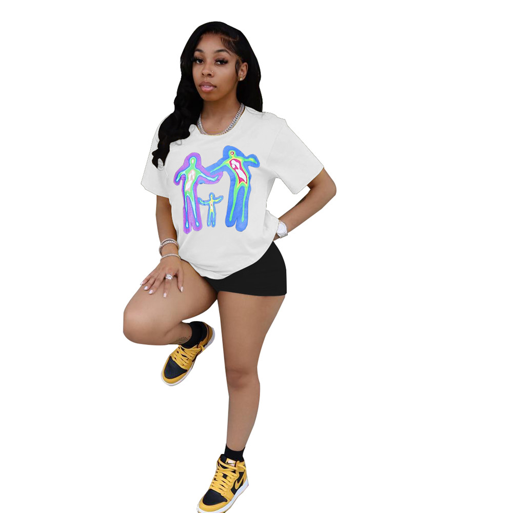 2023 Designer Summer Outfits Women Tracksuits Two 2 Pieces Set Short Sleeve T-shirt and Shorts Matching TSweatsuits Casual Print Sportswear Wholesale 