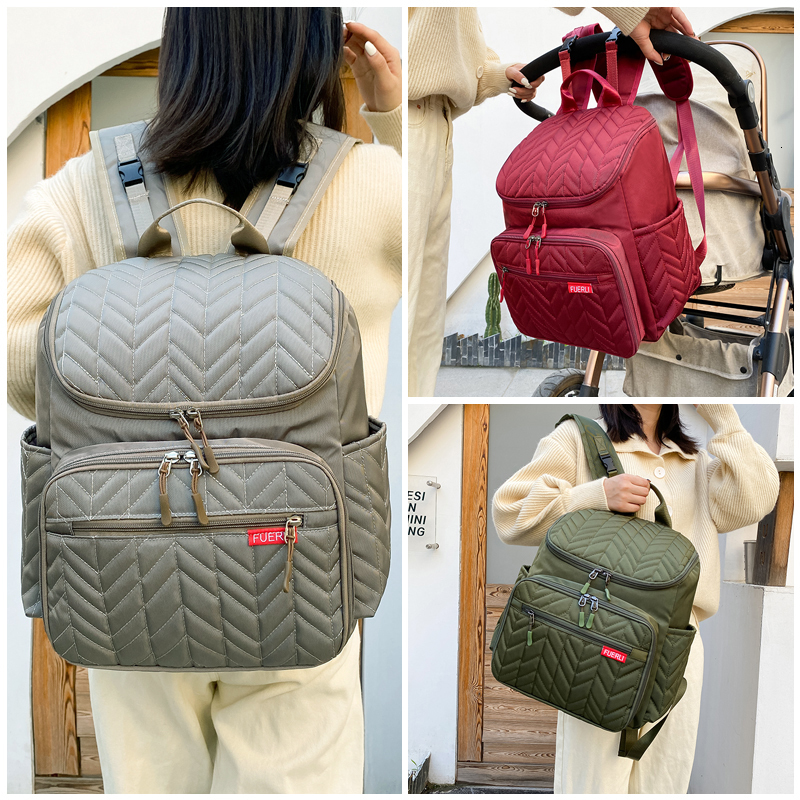 Diaper Bags Baby Backpack Mummy Maternity Large Capacity Nappy Travel Backpacks for Mom Nursing Stroller 230328