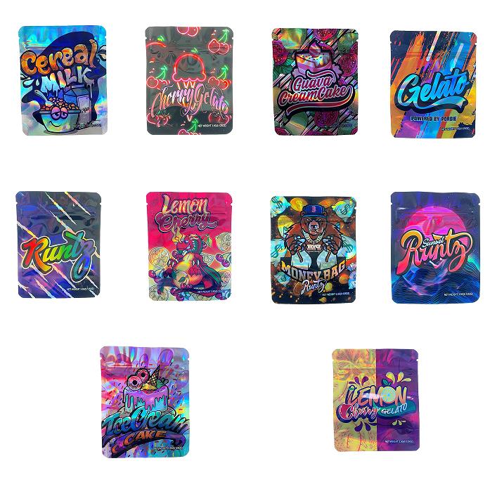Empty Edible Special-shaped 3.5g Mylar Bags Runtz Gelatti Smell Proof With Zipper Package Plastic Cut Out Packaging Baggies
Empty Edible Special-shaped 3.5g Mylar Bags Runtz Gelatti Smell Proof With Zipper Package Plastic Cut Out Packaging Baggies