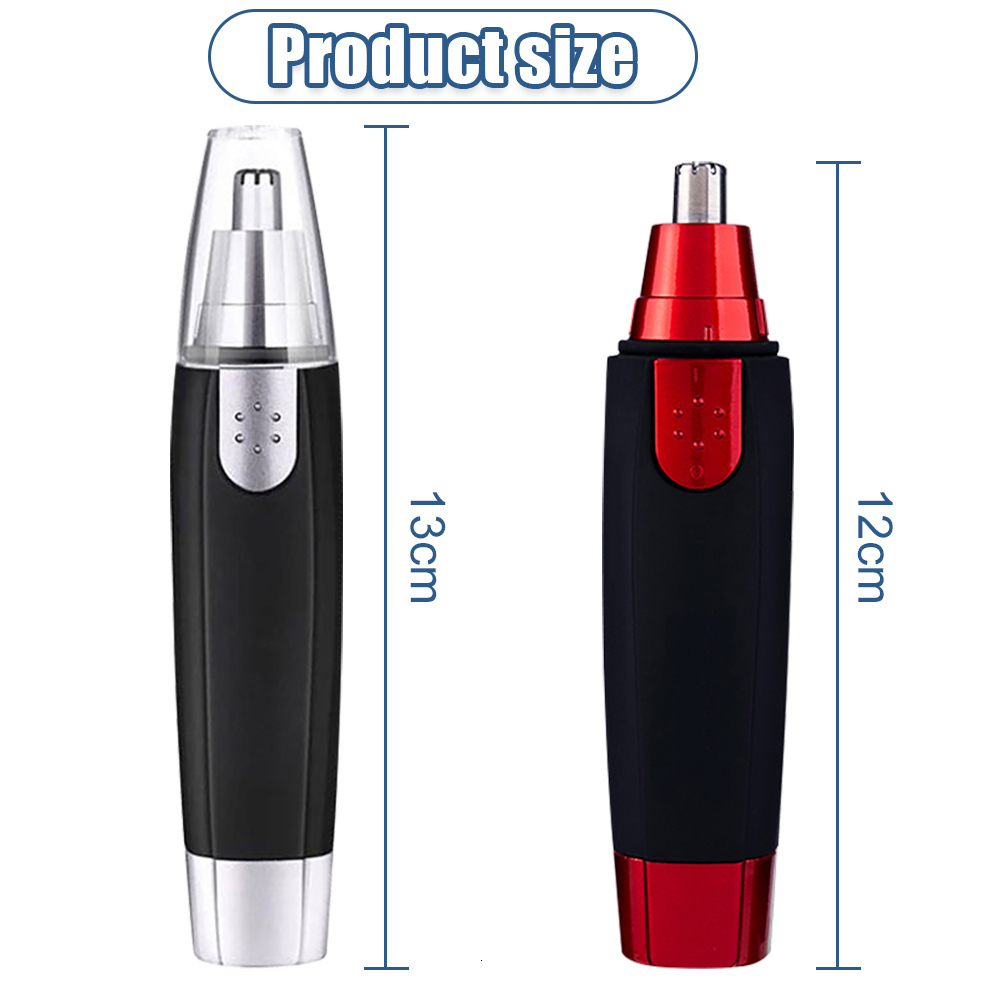 Clippers Trimmers Electric Nose Hair Implement Shaver Clipper Men Women Ear Neck Eyebrow Man Clean Trimer Razor Remover Kit 230328