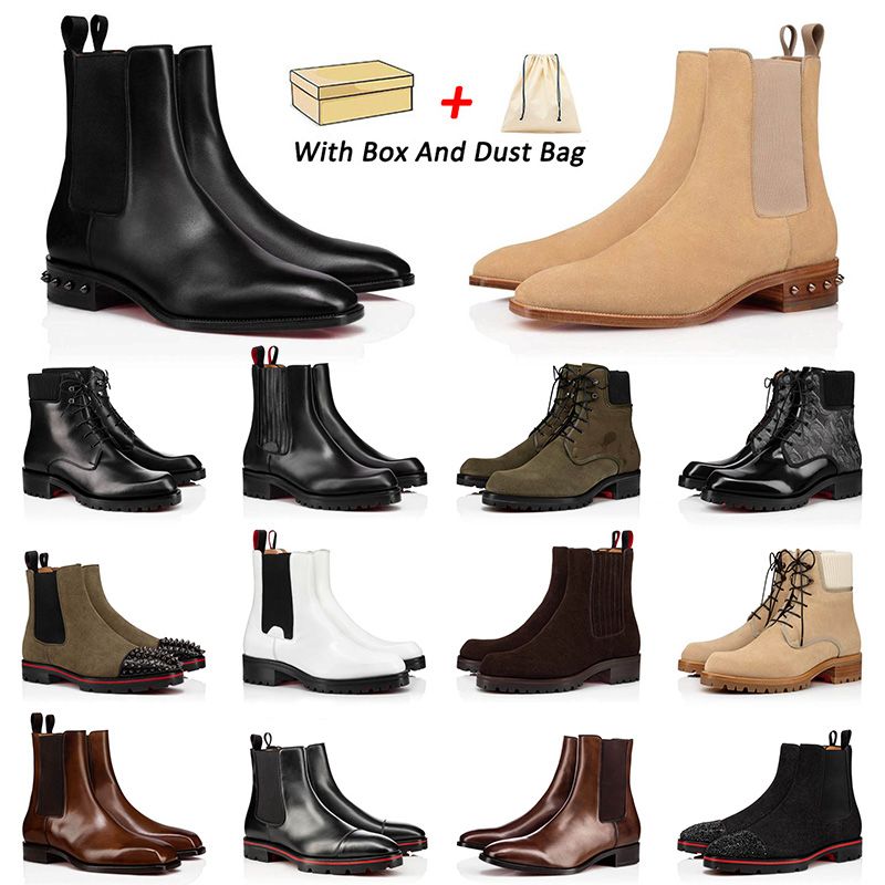 With Box Christians Dress Red-Bottoms 2023 Designer Men Fashion Boots ss Patent Leather Black Beige Platform Sneakers Flat Over The Kn pRy, 11
With Box Christians Dress Red-Bottoms 2023 Designer Men Fashion Boots ss Patent Leather Black Beige Platform Sneakers Flat Over The Kn pRy, 11