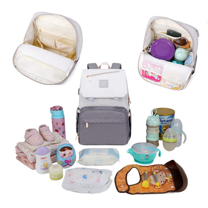 Diaper Bags Bag Mummy Maternity Backpack Baby Stroller Knapsack Waterproof Handbag Nursing Nappy Rucksack Kid Going Out 230328