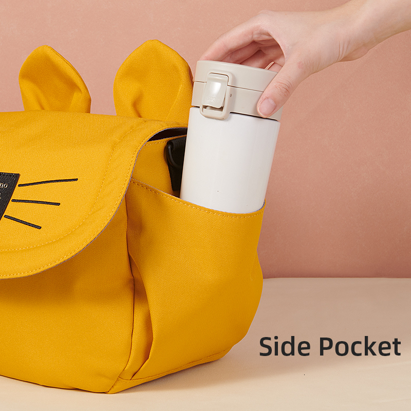 Diaper Bags Sunveno Cat Large Capacity Mommy Travel Maternity Universal Baby Stroller Organizer 230328