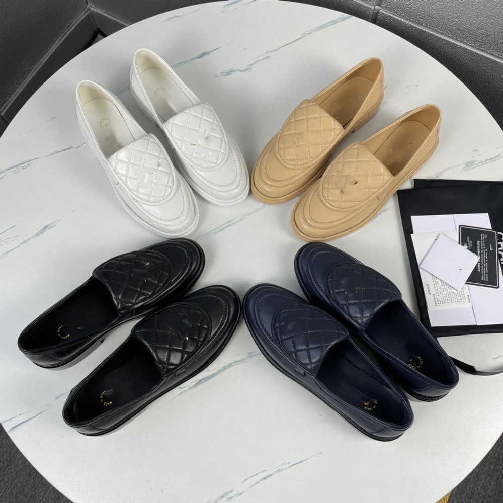 stylish leather channel low ladies loafers sandals embroidered loafers designer heels comfortable chanels platform single shoes size 35-40 with box, Black
stylish leather channel low ladies loafers sandals embroidered loafers designer heels comfortable chanels platform single shoes size 35-40 with box, Black