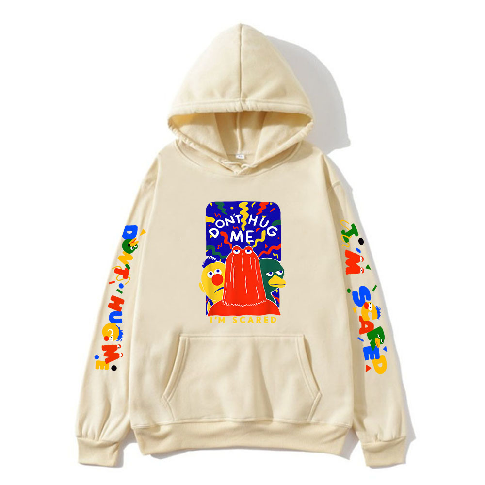 Men s Hoodies Sweatshirts Dont Hug Me Im Scared Cartoon Graphic Men Women Clothing Male Top Unisex Autumn Winter Sudadera Y2k Clothes 230328