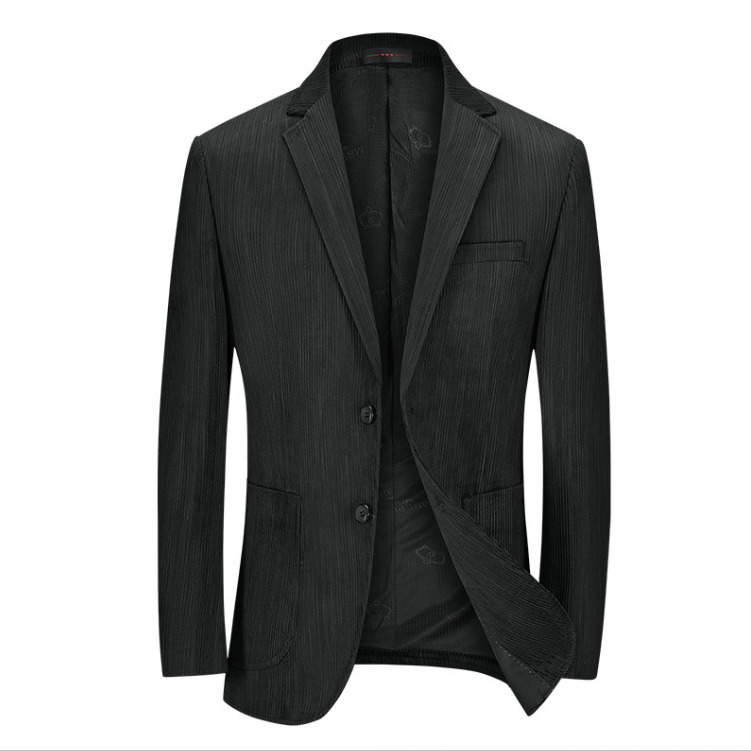 Men's Suits Blazers Middle aged Business Casual Coat Blue Suit Men's Slim Fit Suit Single Men's Wear 230328