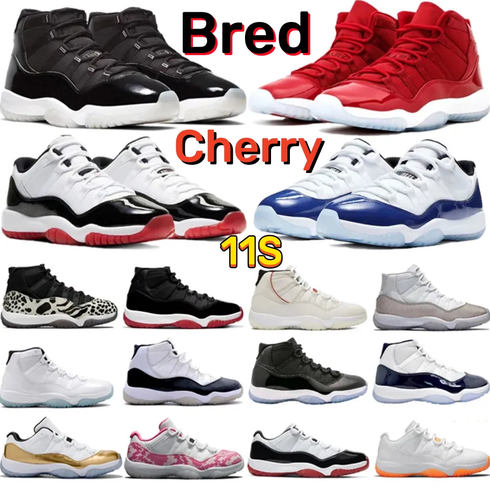 High Quality 11s Men Women Basketball Shoes Cherry Pure Violet Cool Grey Bred 25TH Anniversary 72-10 Concord Space Jam Gamma Sports Legend Blue Trainers Sneakers
High Quality 11s Men Women Basketball Shoes Cherry Pure Violet Cool Grey Bred 25TH Anniversary 72-10 Concord Space Jam Gamma Sports Legend Blue Trainers Sneakers