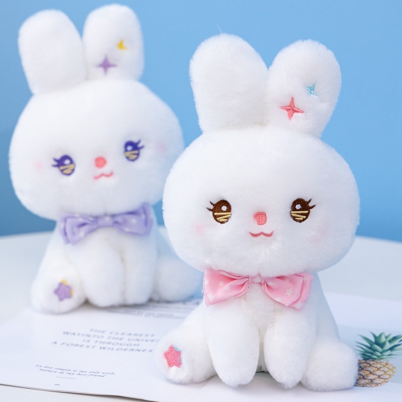 Dolls Cute Bunny Plush Toy Kids Adults - Soft and Cuddly Stuffed Animal Perfect for Gift Giving or Personal Use XJ260303