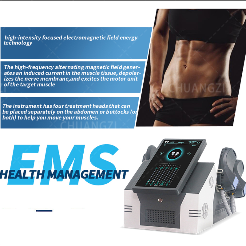 Newly Emszero 4 handles body Shaping New Good Effect Muscle Building EMS Electric Body Slimming Machine
Newly Emszero 4 handles body Shaping New Good Effect Muscle Building EMS Electric Body Slimming Machine
