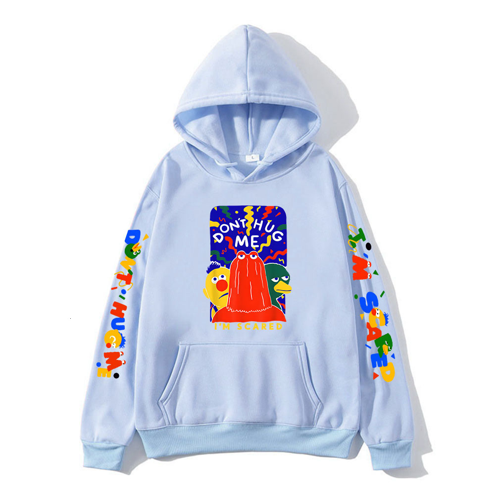 Men s Hoodies Sweatshirts Dont Hug Me Im Scared Cartoon Graphic Men Women Clothing Male Top Unisex Autumn Winter Sudadera Y2k Clothes 230328