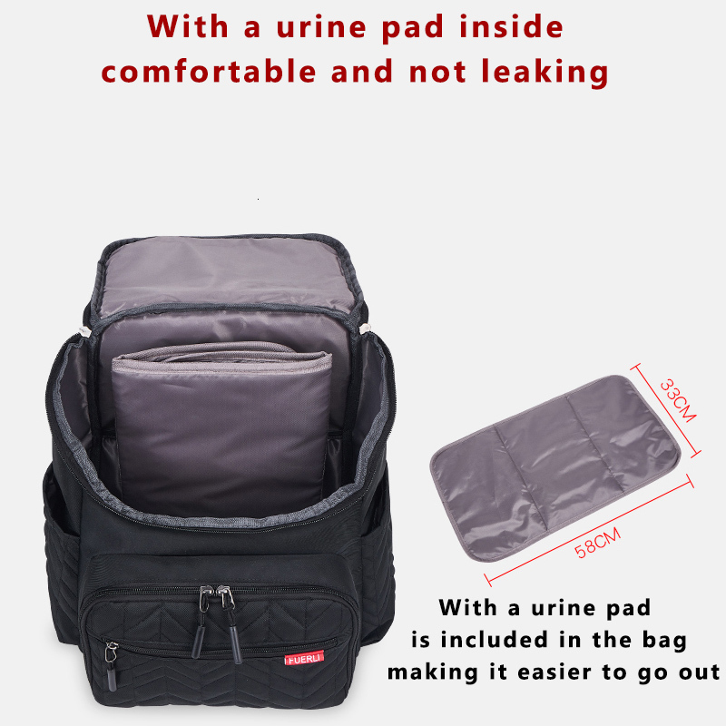 Diaper Bags Baby Backpack Mummy Maternity Large Capacity Nappy Travel Backpacks for Mom Nursing Stroller 230328