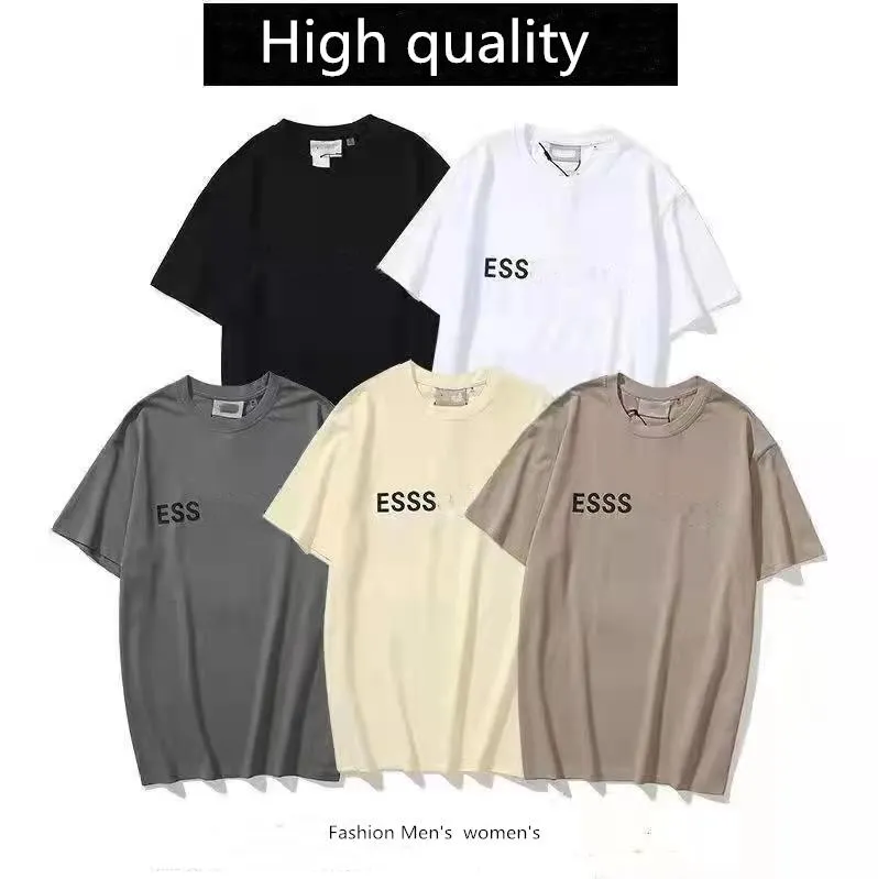Tees ESS T Shirts Mens T-shirts Women Designer Cottons Tops Man Casual Shirt Luxurys Clothing Street Shorts Sleeve Clothes, White
Tees ESS T Shirts Mens T-shirts Women Designer Cottons Tops Man Casual Shirt Luxurys Clothing Street Shorts Sleeve Clothes, White