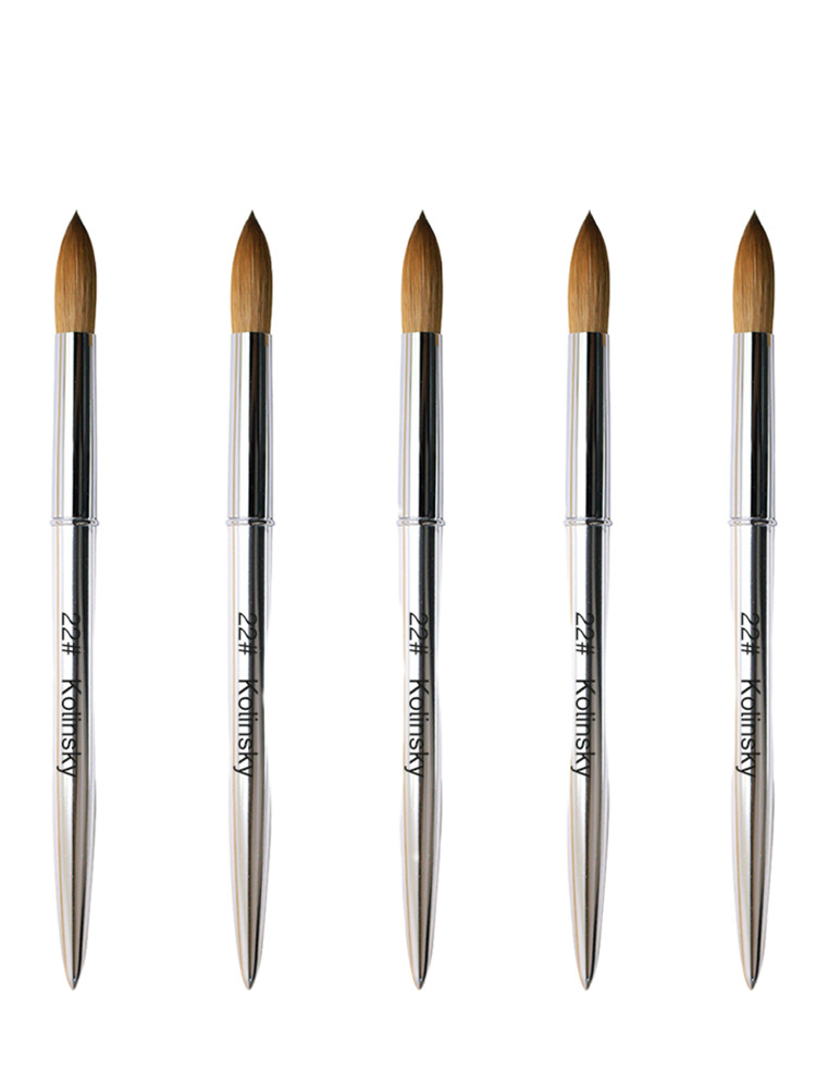 Nail Acrylic Brush Tools Round Sharp 18#16#20 Pure Kolinsky Professional Manicure Dotting Painting Wholesale
Nail Acrylic Brush Tools Round Sharp 18#16#20 Pure Kolinsky Professional Manicure Dotting Painting Wholesale