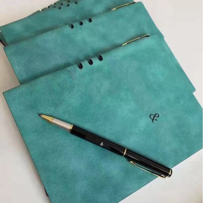 party gift 16X21X2CM classic pu cover T vip collectioin paper notebook with pen