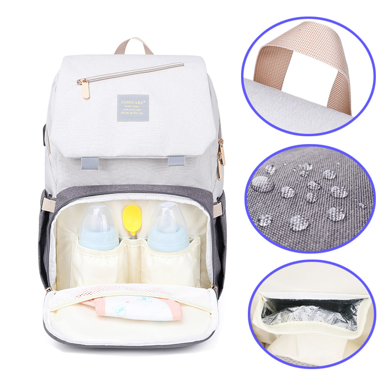 Diaper Bags Bag Mummy Maternity Backpack Baby Stroller Knapsack Waterproof Handbag Nursing Nappy Rucksack Kid Going Out 230328