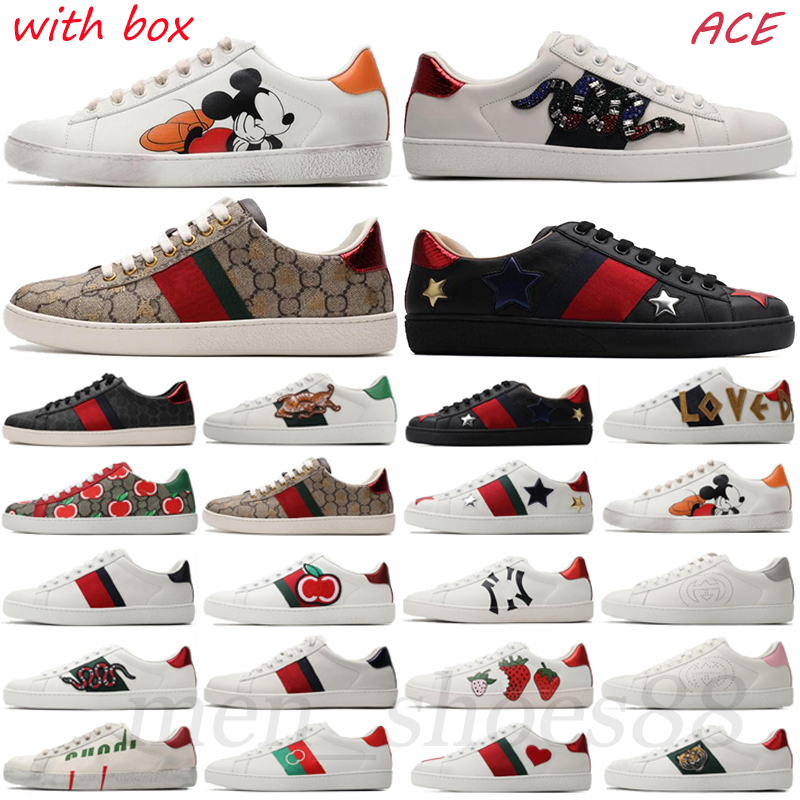 WIHT BOX Ace Bee Tiger Casual shoes Designer for Men Womens Sneaker Chaussures Leather Embroidered Stripes white Shoe flat platform Sports Trainers eur 35-44, 21
WIHT BOX Ace Bee Tiger Casual shoes Designer for Men Womens Sneaker Chaussures Leather Embroidered Stripes white Shoe flat platform Sports Trainers eur 35-44, 21