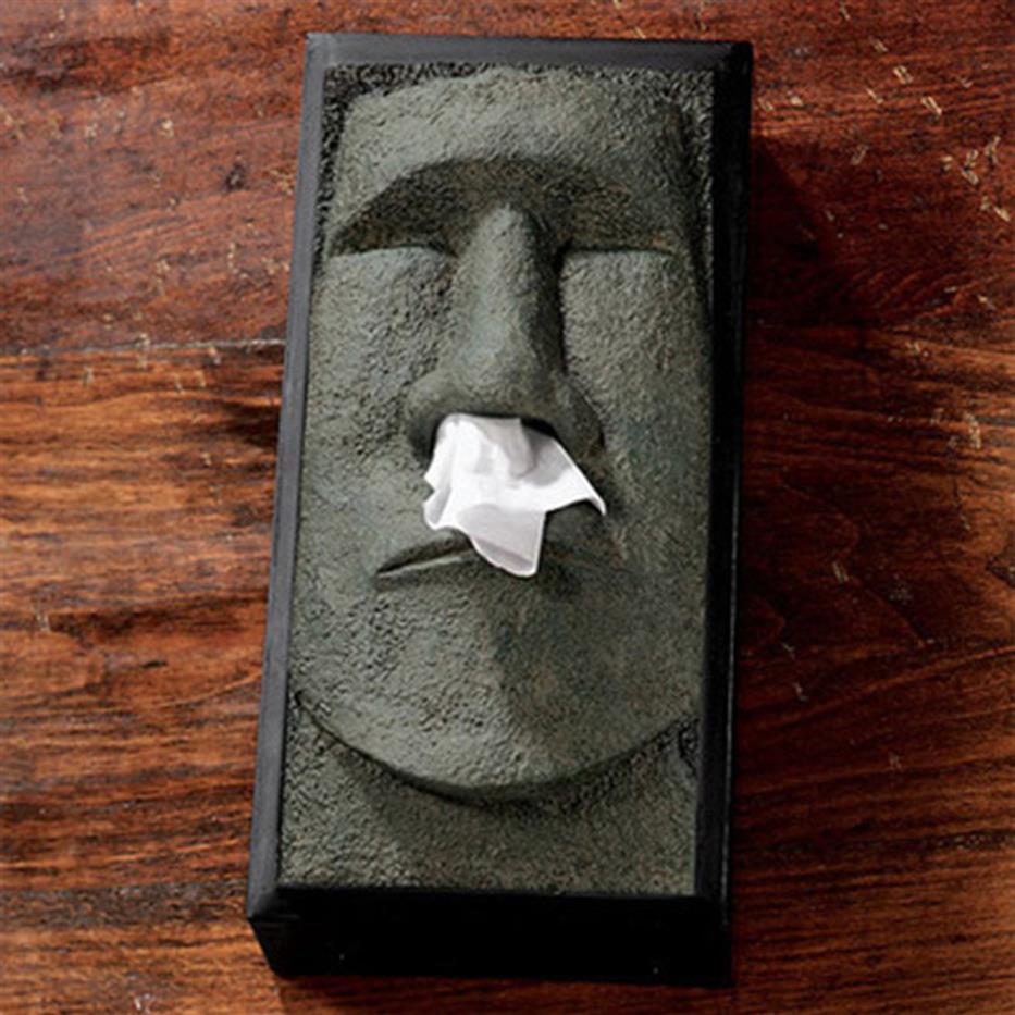 Tissue storage box creative Head Facial Tissue Box Holder Cover Dispenser Face Easter Island Retro Home Organization case #C Y2003231r
Tissue storage box creative Head Facial Tissue Box Holder Cover Dispenser Face Easter Island Retro Home Organization case #C Y2003231r