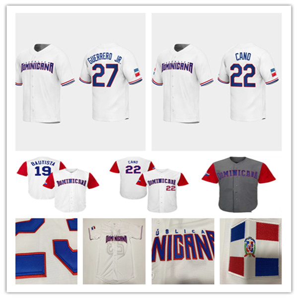 2023 Team Dominican Republic Baseball Jersey Manny Machado Juan Soto Rafael Devers Eloy Jimenez Julio Rodriguez Jeremy Pena Jeimer Candelario Wander Franco Mejia, Men grey
2023 Team Dominican Republic Baseball Jersey Manny Machado Juan Soto Rafael Devers Eloy Jimenez Julio Rodriguez Jeremy Pena Jeimer Candelario Wander Franco Mejia, Men grey