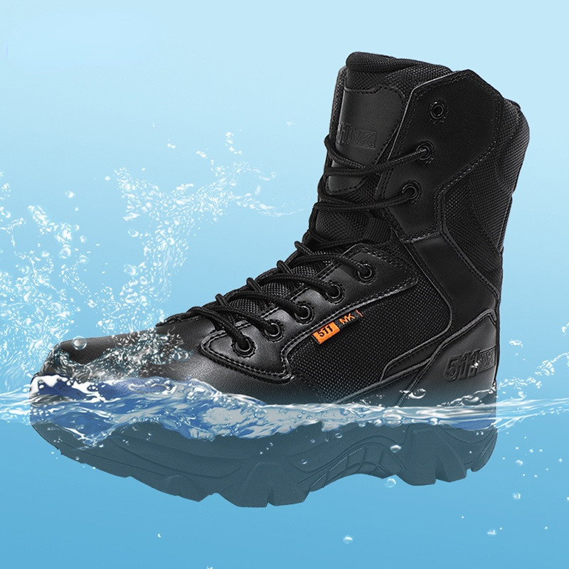 High Quality Military Leather for Men Combat Infantry Tactical Boots Askeri Bot Bots Army Shoes Waterproof 230327 257b