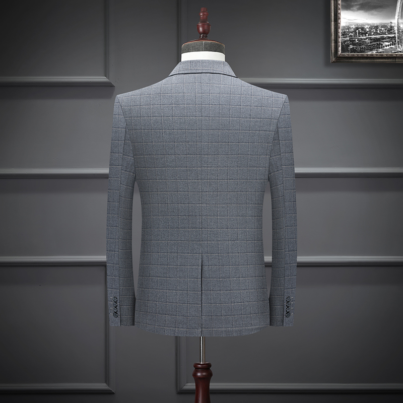 Men's Suits Blazers High Quality Blazer Trousers Men's British Style Wedding Business Simple Fashion Casual Elegant Gentleman Suit Two Piece