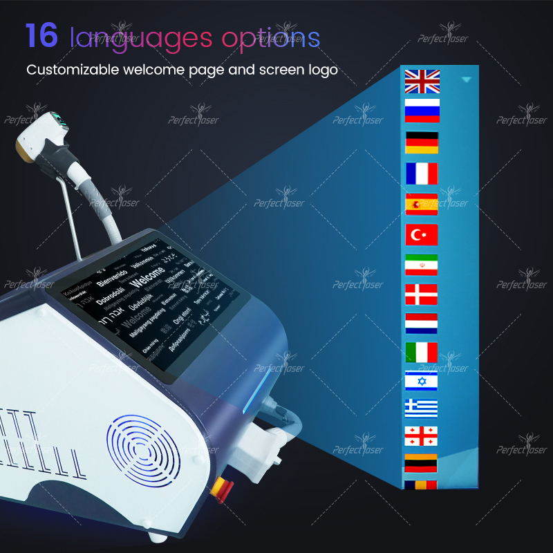 Remote control system 808 diode laser beauty machine laser diode fast painless hair removal User manual