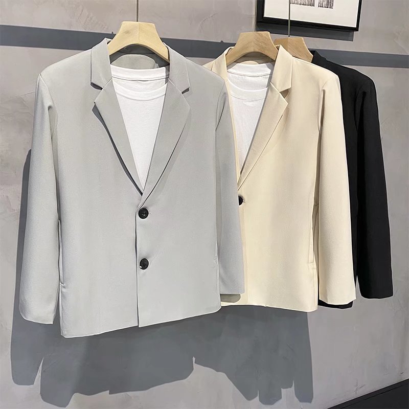 Men's Suits Blazers Men Clothing Blazer Coat Spring Autumn Causal Korean Fashion Business Office Suit Jacket Male Streetwear 230328