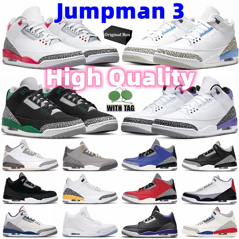 Jumpman 3s Basketball Shoes Mens Trainers Outdoor Sports Sneakers 3 Fire Red Pine Green Racer Blue Cool Grey UNC Court Purple Laser Orange Cardinal Hall Of Fame
Jumpman 3s Basketball Shoes Mens Trainers Outdoor Sports Sneakers 3 Fire Red Pine Green Racer Blue Cool Grey UNC Court Purple Laser Orange Cardinal Hall Of Fame