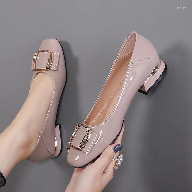 Dress Shoes Sapatos Femininas Women Cute Round Toe Wine Red Spring Slip On Heel Lady Classic Black High Quality Zapatos B9345
Dress Shoes Sapatos Femininas Women Cute Round Toe Wine Red Spring Slip On Heel Lady Classic Black High Quality Zapatos B9345