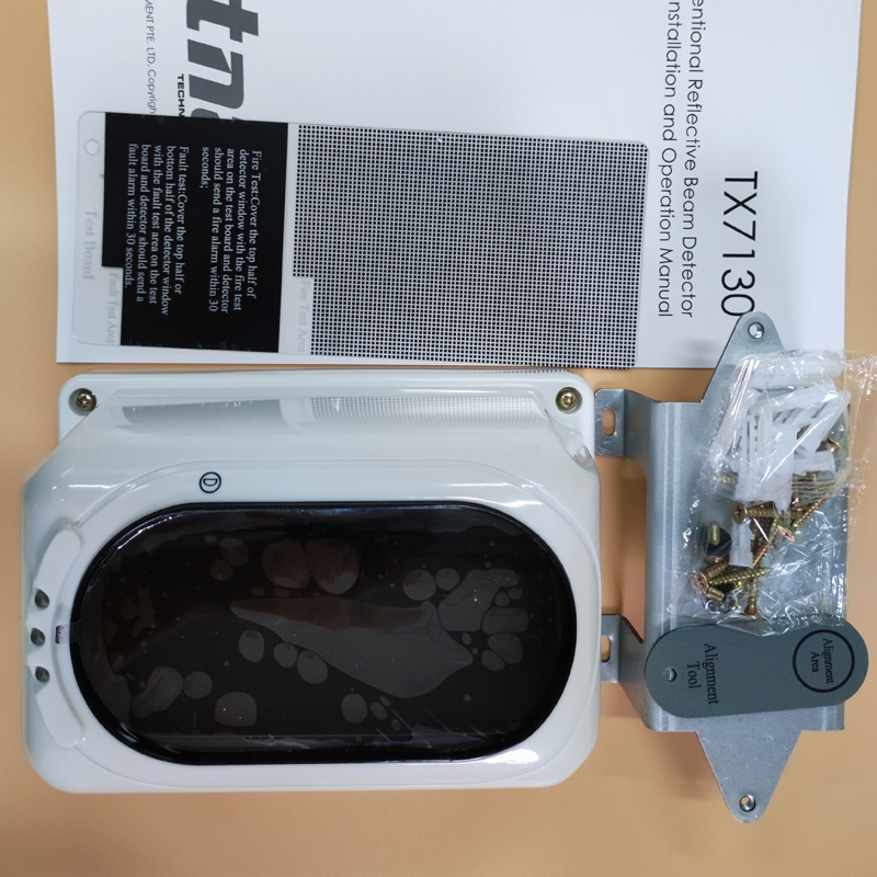TX7130 Conventional Reflective Beam detector 4-wire with replay output with CE and LPCB fire alarm smoke alarm