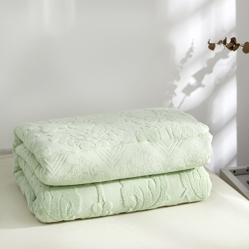 Blankets Terry Spring Summer Cotton Gauze Muslin Throw Blanket on the Bed Crib Cover Sheets Soft And Comfortable Bedding Coverlet Koc 230329