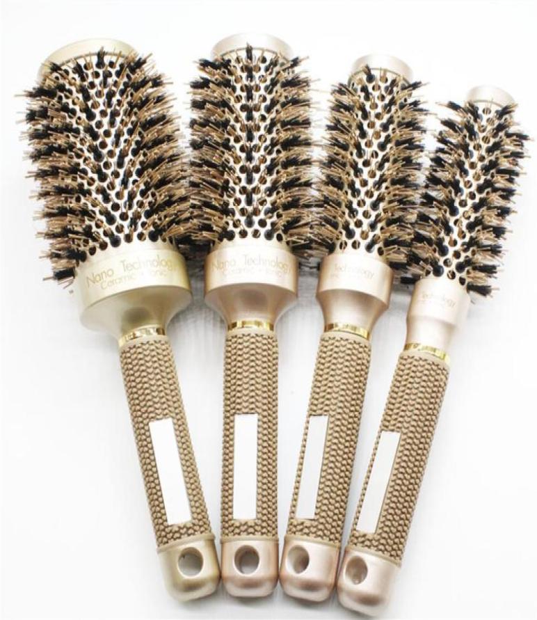 Nano Ionic Boar Bristle Hair Brush Salon Comb Barrel Blow Dry Hair Round Brush In 4 Sizes Professional Salon Styling Tools B087249782927
Nano Ionic Boar Bristle Hair Brush Salon Comb Barrel Blow Dry Hair Round Brush In 4 Sizes Professional Salon Styling Tools B087249782927