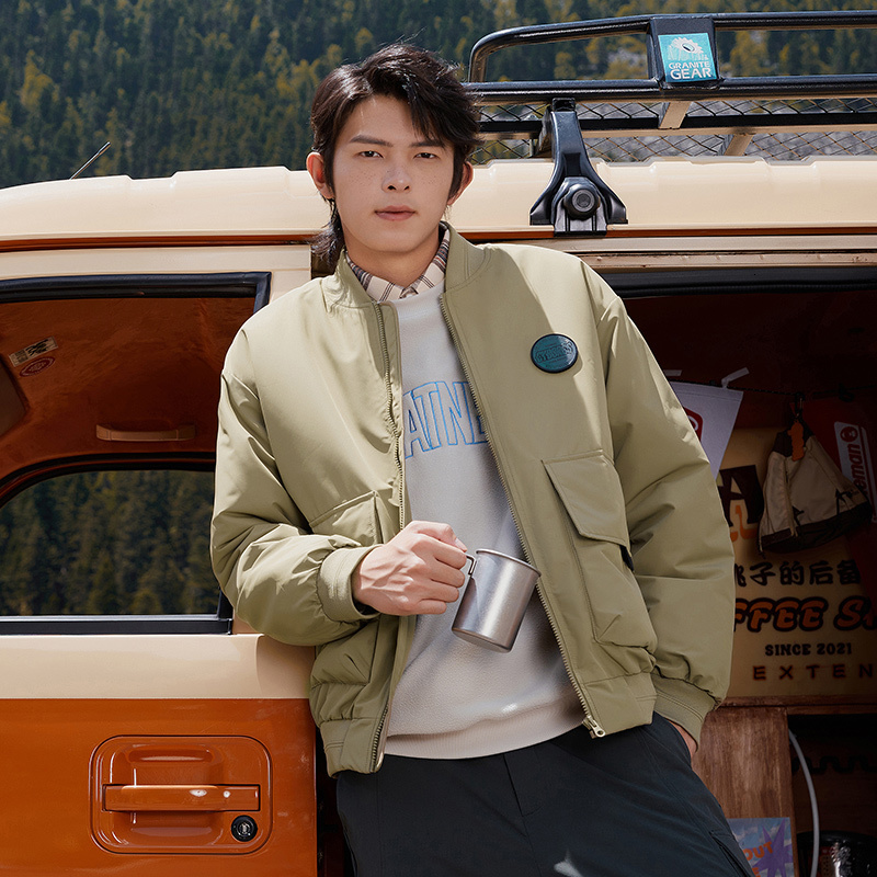 Men's Jackets Semir Cotton Coat Padded Men Winter Coat Loose Three Proofing Technology Baseball Collar Sports Style Handsome Top 230329