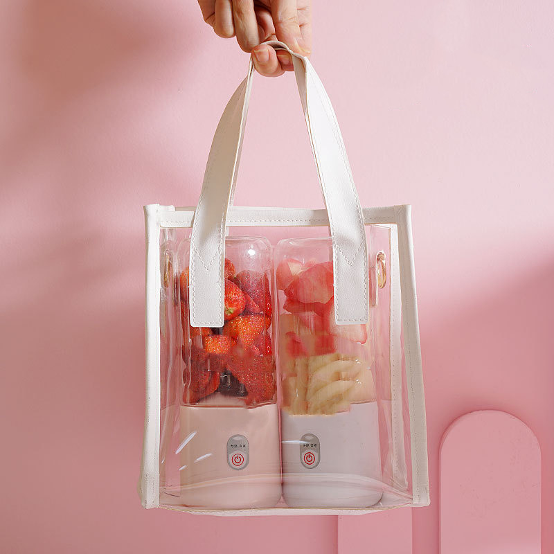 Portable Mixer USB Electric Fruit Juicer Handheld Smoothie Maker Blender Stirring Rechargeable Mini Food Processor Juice Cup Family Mini Juicer