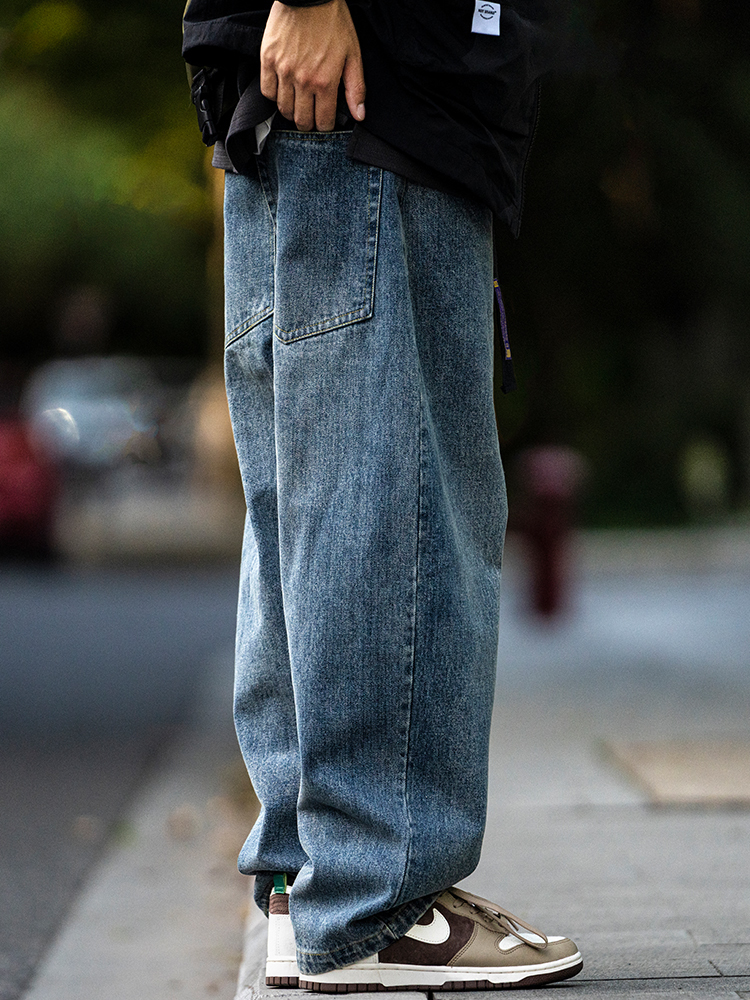 Men's Jeans Japanese Streetwear High Quality Distressed Jeans Men Clothing Harajuku Casual Denim Cargo Pants Korean Hip Hop Trousers Male 230329