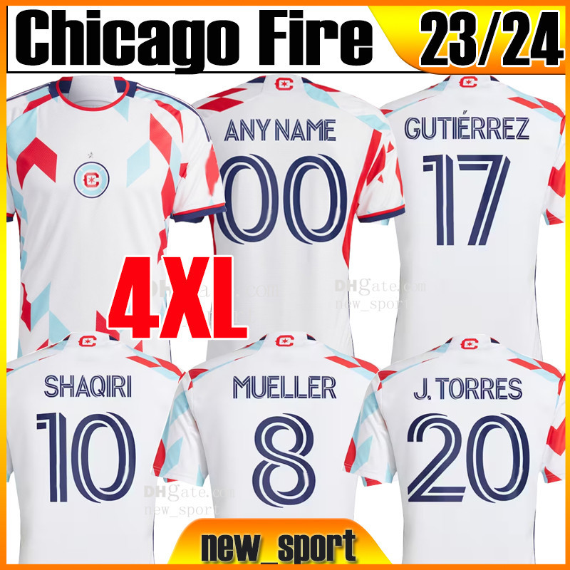 4XL 23 24 CHICAGO WHITE fire soccer jerseys MLS FANS version 2023 away SHAQIRI 10 J.TORRES 7 MUELLER 8 GUTIERREZ 40 jersey Men size football shirts top, B581# 22 23
4XL 23 24 CHICAGO WHITE fire soccer jerseys MLS FANS version 2023 away SHAQIRI 10 J.TORRES 7 MUELLER 8 GUTIERREZ 40 jersey Men size football shirts top, B581# 22 23