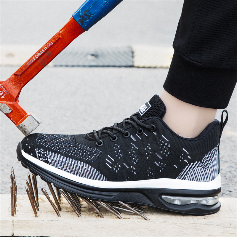 Dress Shoes Industrial Safety With Steel Toe Cap Indestructible Cushion Work For Men Protective Security Boots Women Footwear 230329