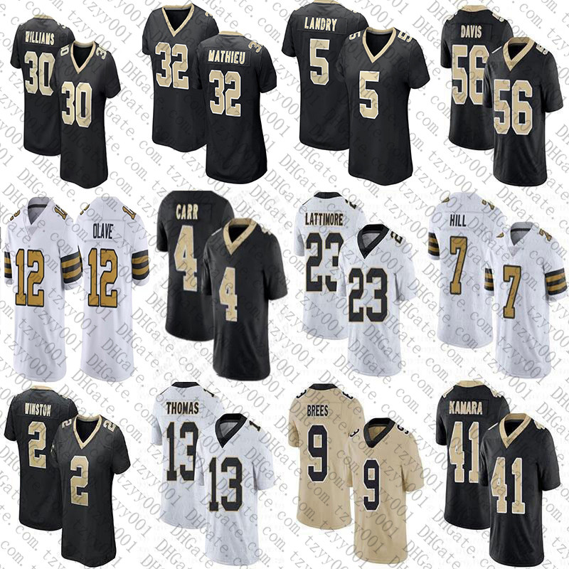 Custom Derek Carr Jamaal Williams Chris Olave Football Jerseys Tyrann Mathieu Alvin Kamara Taysom Hill Jarvis Landry Michael Thomas Marshon Lattimore Drew Brees, Mens
Custom Derek Carr Jamaal Williams Chris Olave Football Jerseys Tyrann Mathieu Alvin Kamara Taysom Hill Jarvis Landry Michael Thomas Marshon Lattimore Drew Brees, Mens