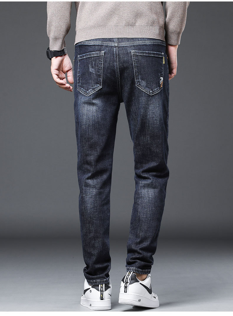 Men's Jeans Early Spring Jeans Men's Casual Slim Straight Jeans High-quality Casual Men's Jeans 230329
