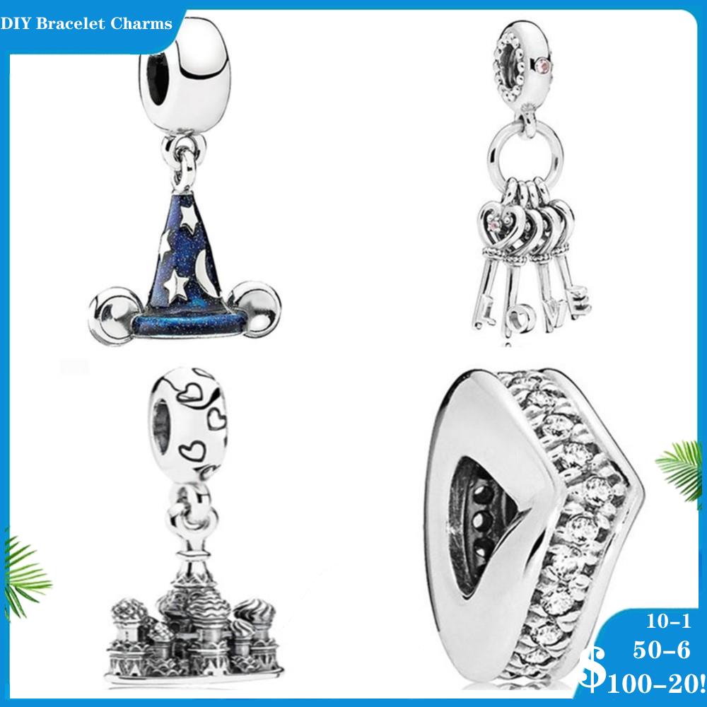 925 siver beads charms for pandora charm bracelets designer for women Silver Hat key house Pendant charm
925 siver beads charms for pandora charm bracelets designer for women Silver Hat key house Pendant charm