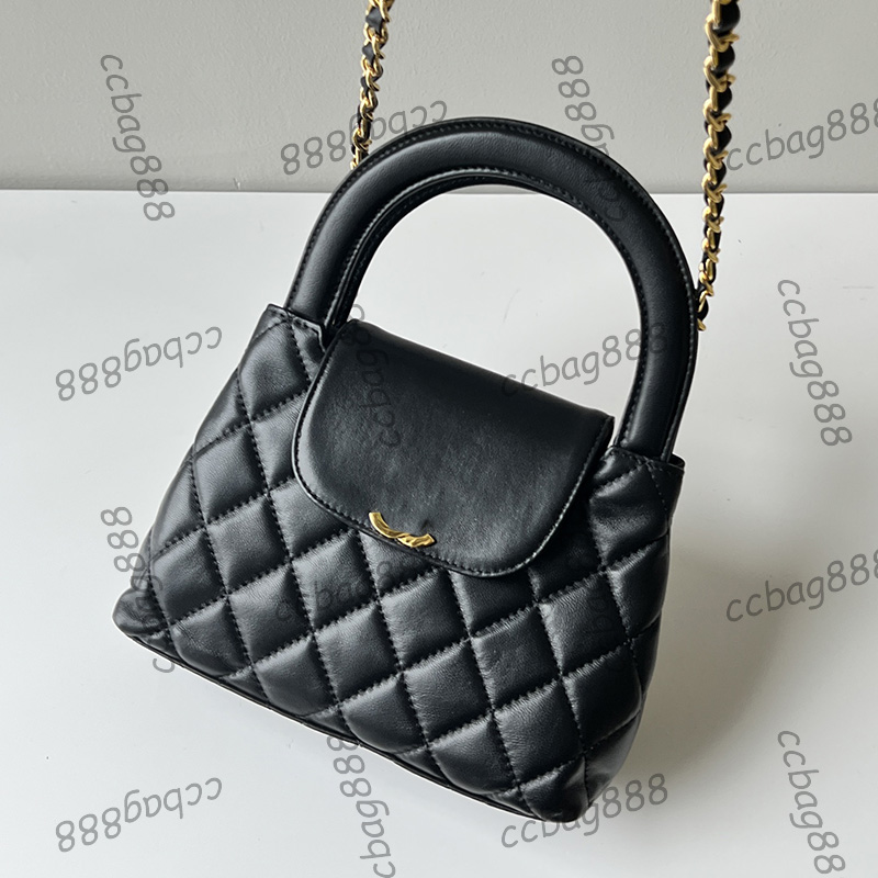 Womens Vintage Top Handle Tote Bag Metallic Silver Black Lambskin Purse With Gold Metal Hardware Matelasse Chain Crossbody Shoulder Designer Handbag Suitcase 20CM, Box1
Womens Vintage Top Handle Tote Bag Metallic Silver Black Lambskin Purse With Gold Metal Hardware Matelasse Chain Crossbody Shoulder Designer Handbag Suitcase 20CM, Box1