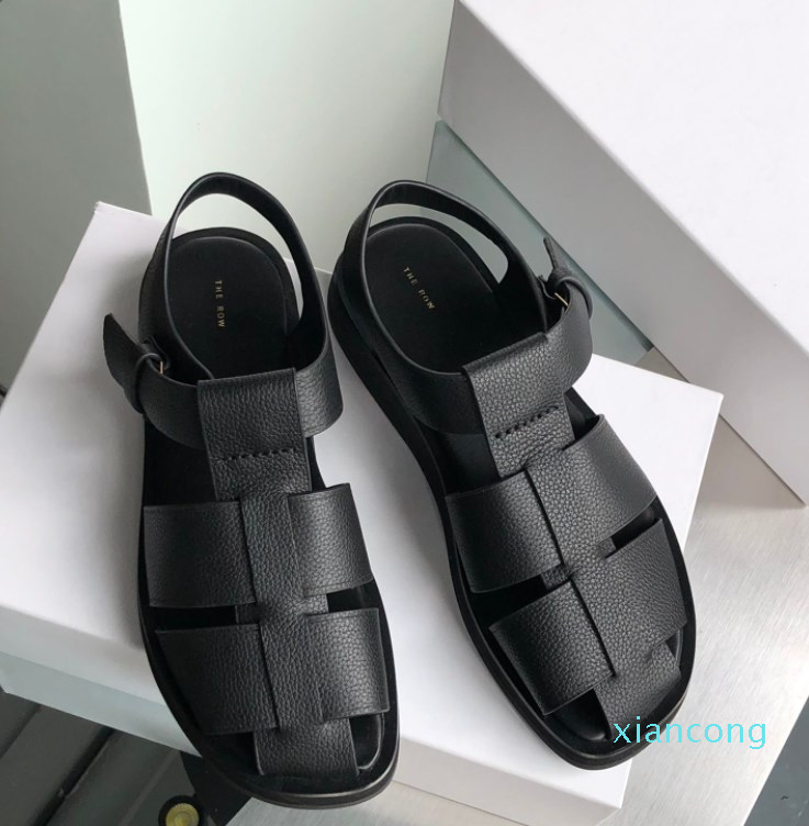 Women Shoes The Row Fisherman Sandals Original Box Genuine Real Calfskin Leather, Black
Women Shoes The Row Fisherman Sandals Original Box Genuine Real Calfskin Leather, Black