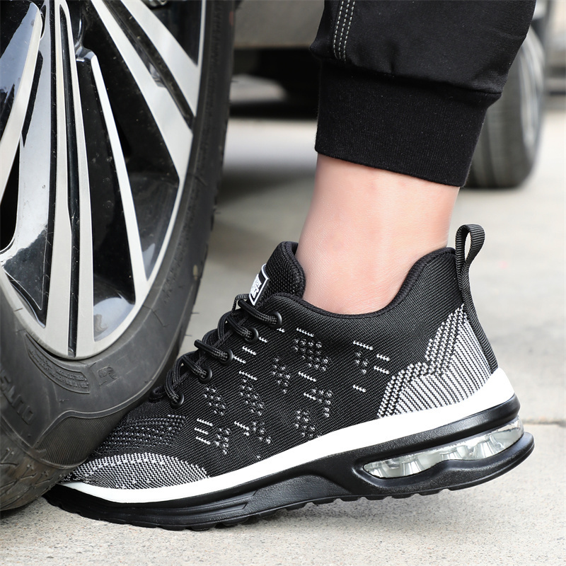 Dress Shoes Industrial Safety With Steel Toe Cap Indestructible Cushion Work For Men Protective Security Boots Women Footwear 230329