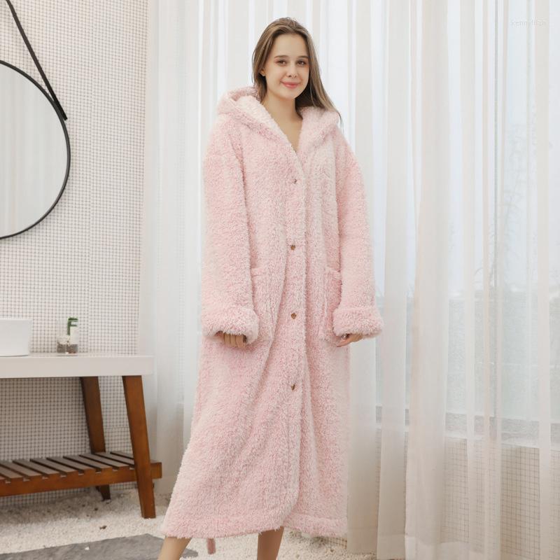 Men's Sleepwear Robe Big Winter Size Loose Men Women Hooded Buttons Thick And Soft Flannel Bathrobe Male Plush Warm Dressing Gown XXXL, Men-purple gray
Men's Sleepwear Robe Big Winter Size Loose Men Women Hooded Buttons Thick And Soft Flannel Bathrobe Male Plush Warm Dressing Gown XXXL, Men-purple gray